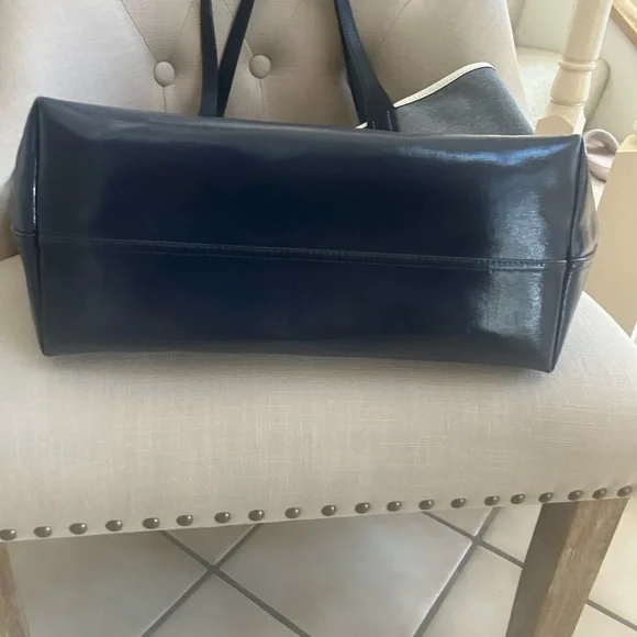 kate spade cream and navy and Tote Bag. 17”x13” - Picture 8 of 16